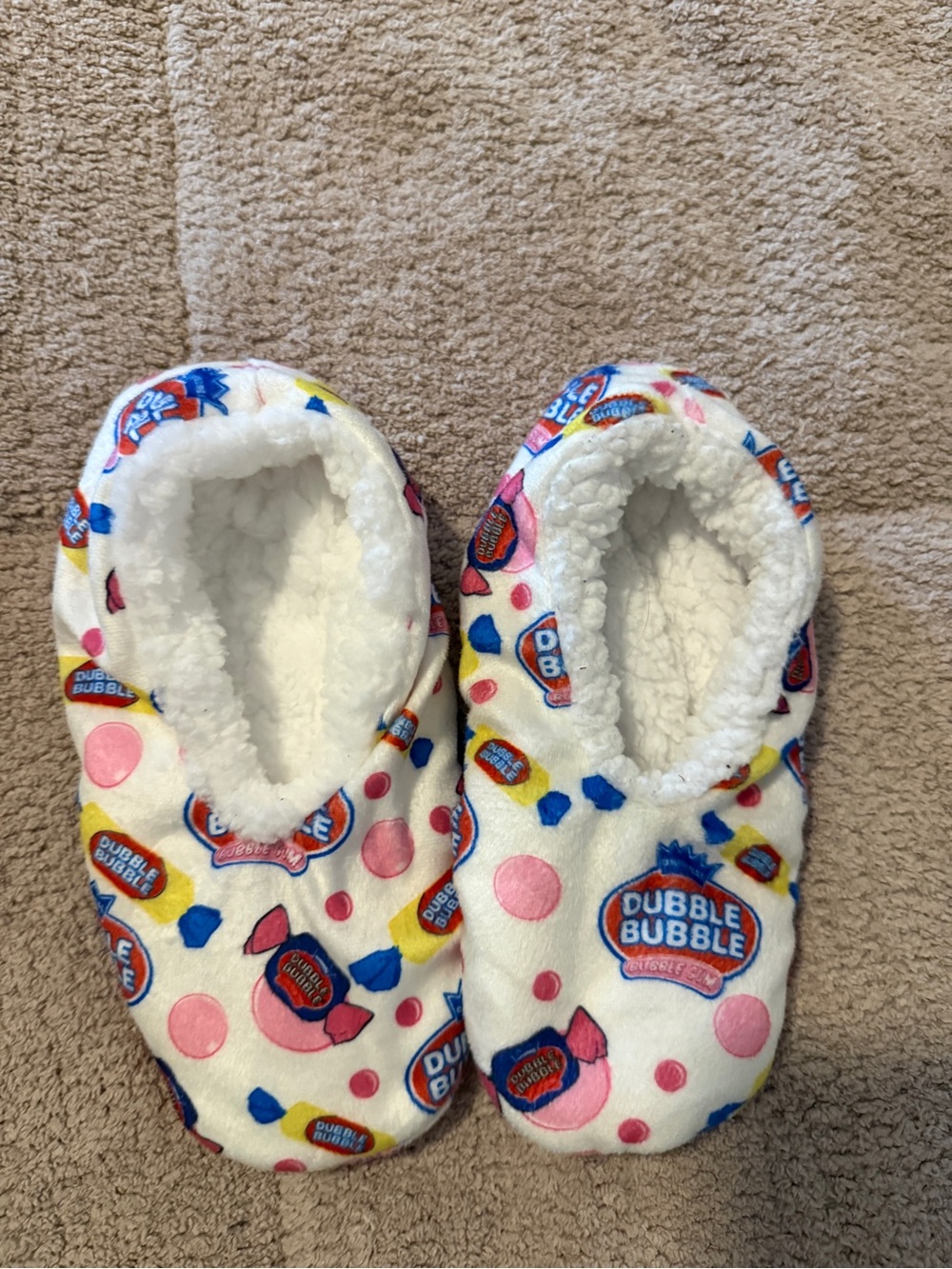 Dubble Bubble Fleece Slippers